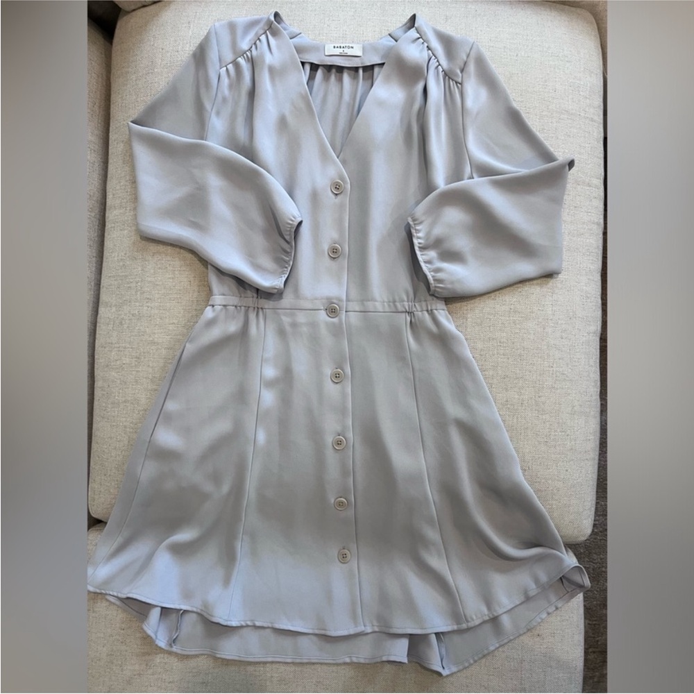 Aritzia Babaton day dress long sleeve mini-dress in microchip size S